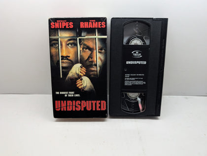 Undisputed VHS - actual item pictured