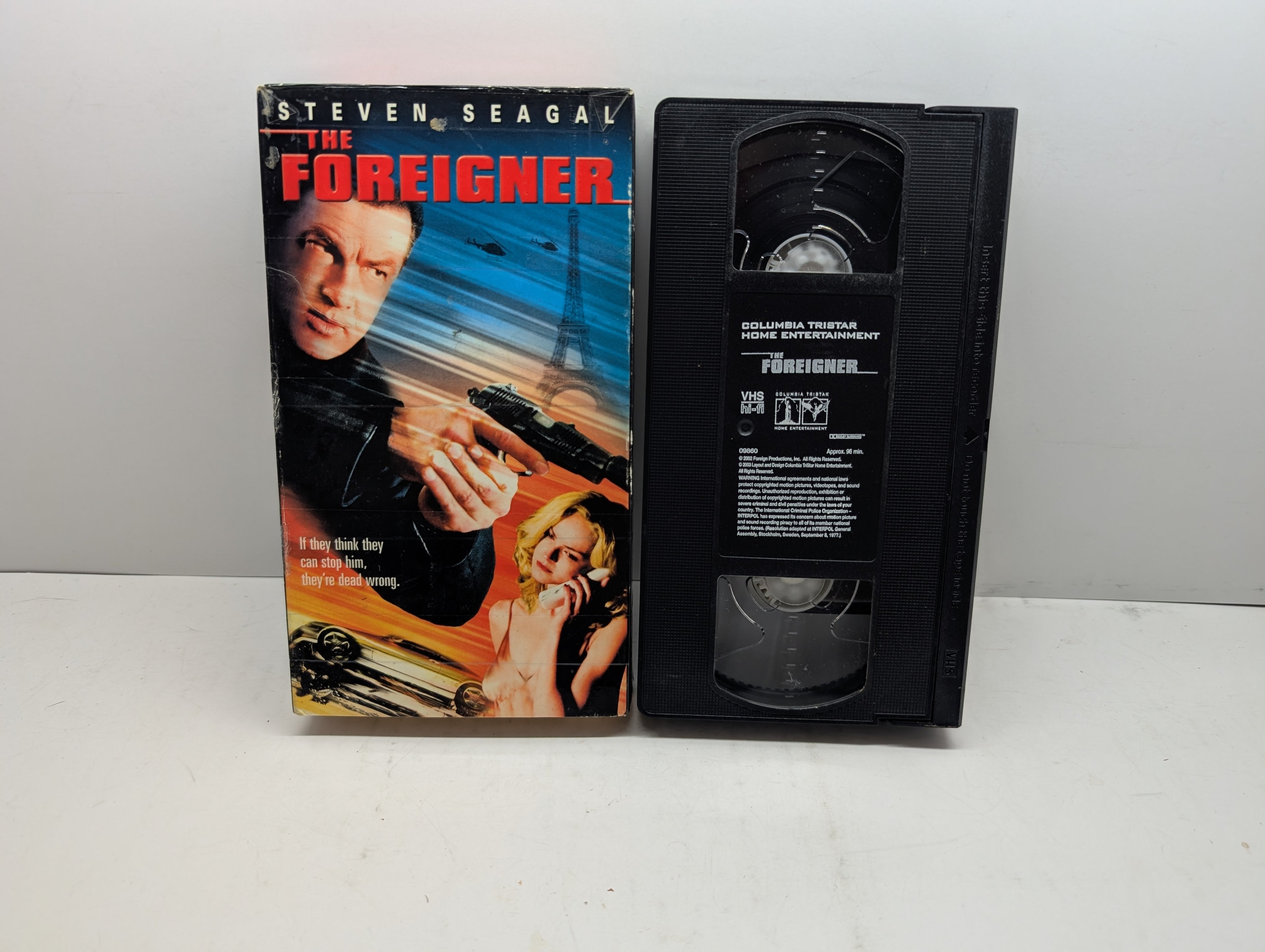The Foreigner VHS - actual item pictured