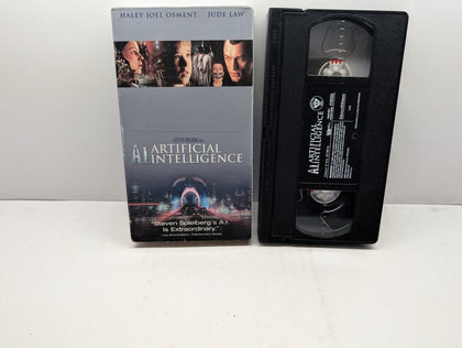 A.I. Artificial Intelligence VHS - actual item pictured