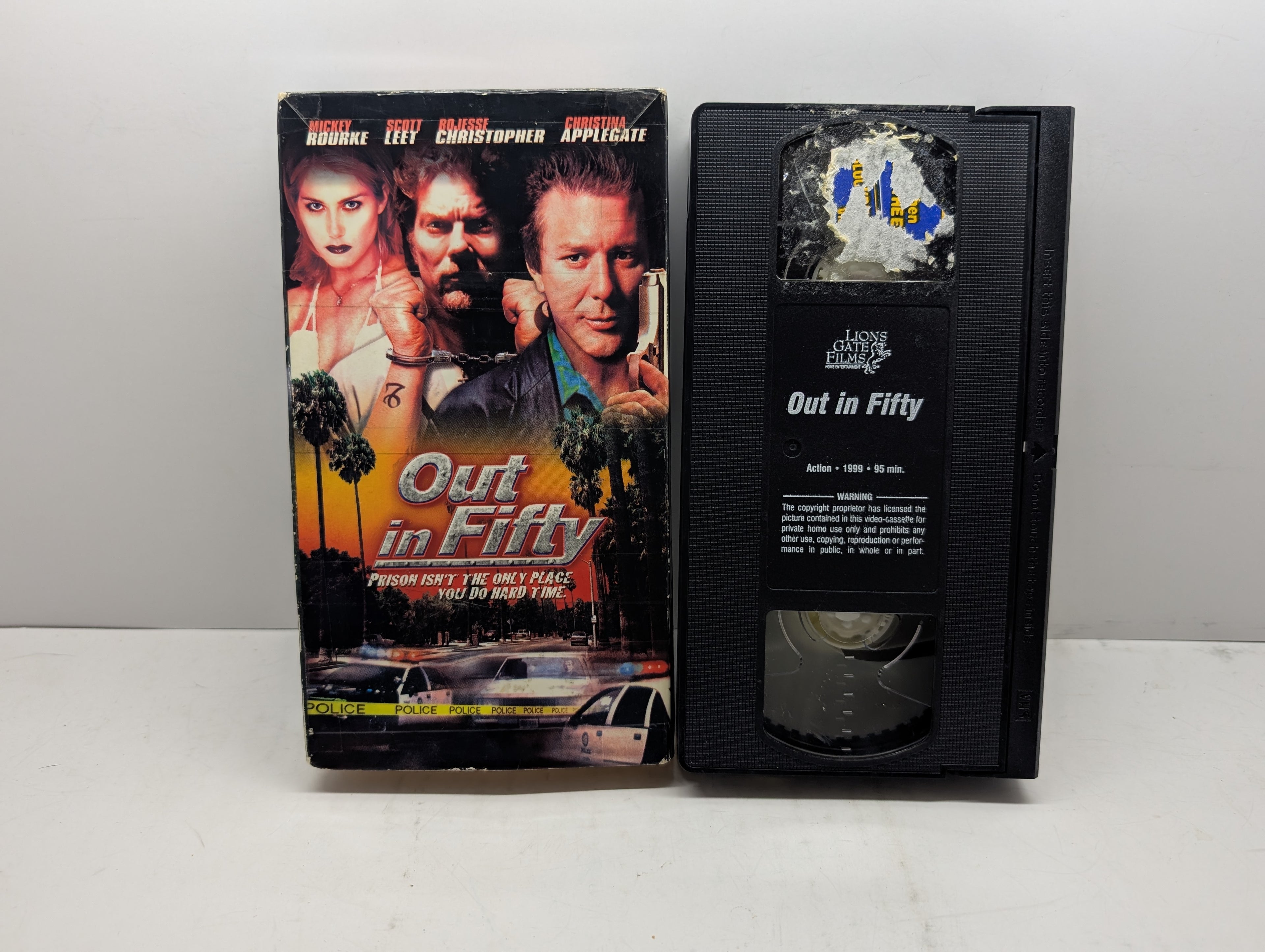 Out in Fifty VHS - actual item pictured