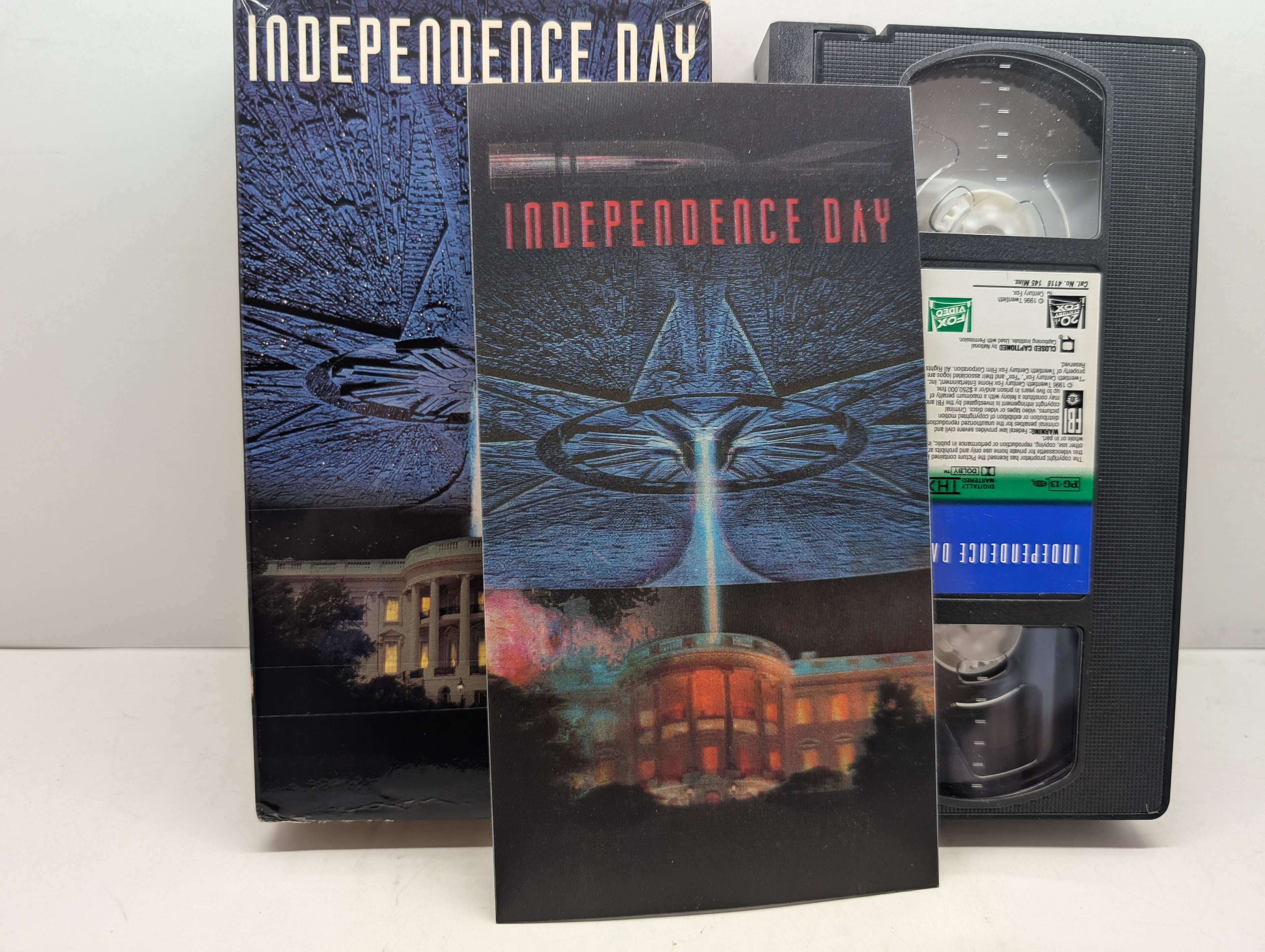 Independence Day VHS - actual item pictured