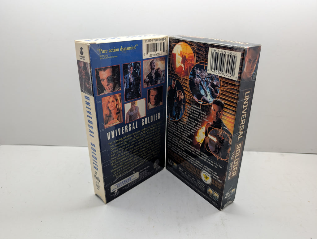 Universal Soldier set VHS - actual item pictured
