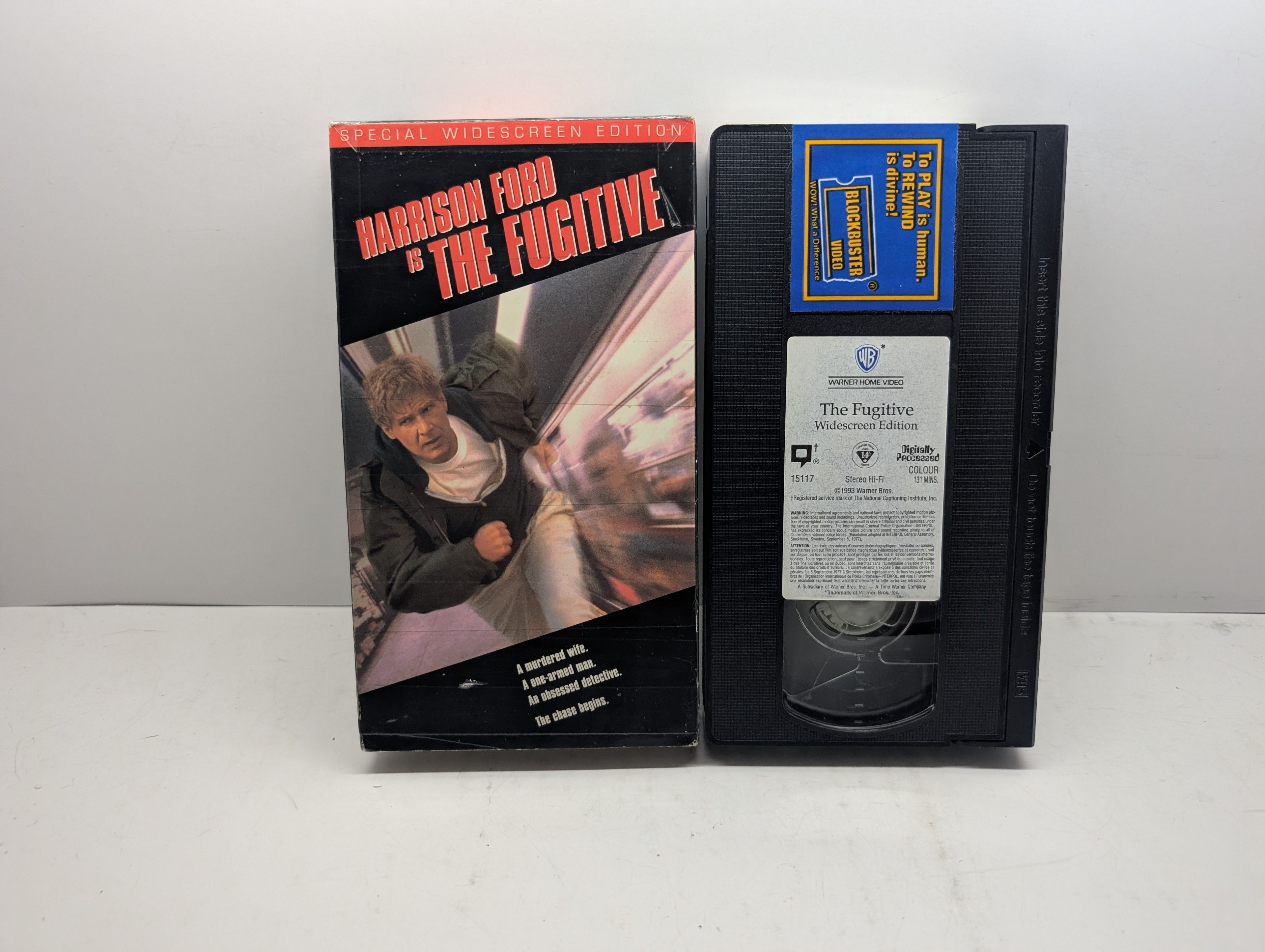 The Fugitive VHS - actual item pictured