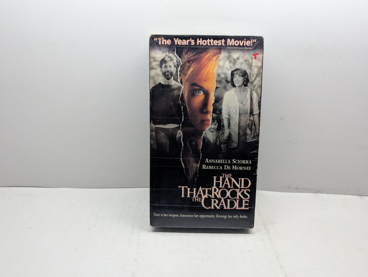 The Hand That Rocks the Cradle - VHS – actual VHS tape and packaging sold by Canada VHS.