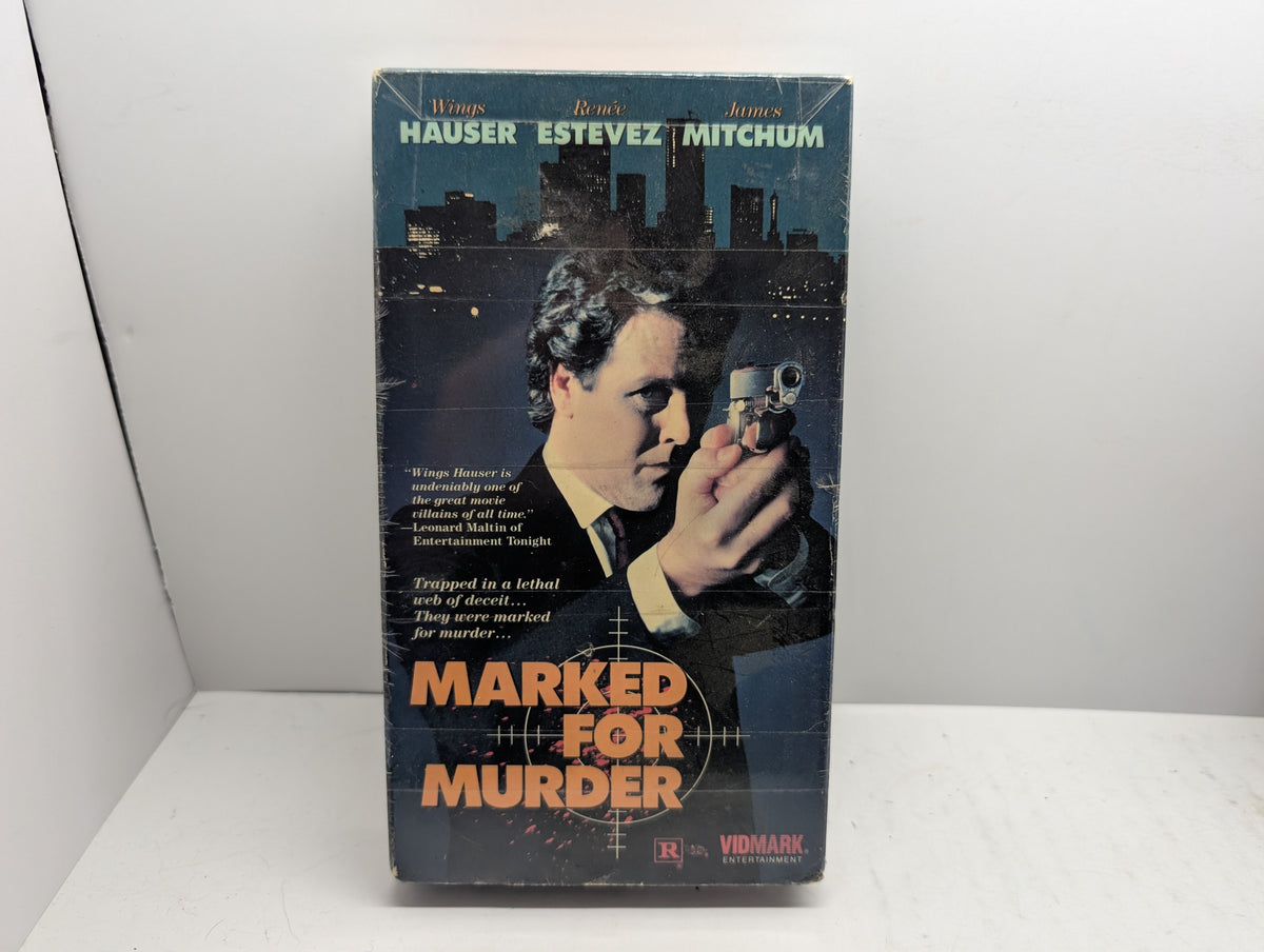 Marked for Murder - VHS – actual VHS tape and packaging sold by Canada VHS.