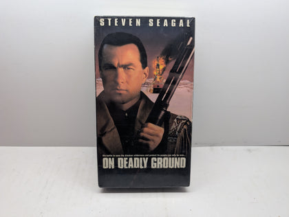 On Deadly Ground - VHS – actual VHS tape and packaging sold by Canada VHS.
