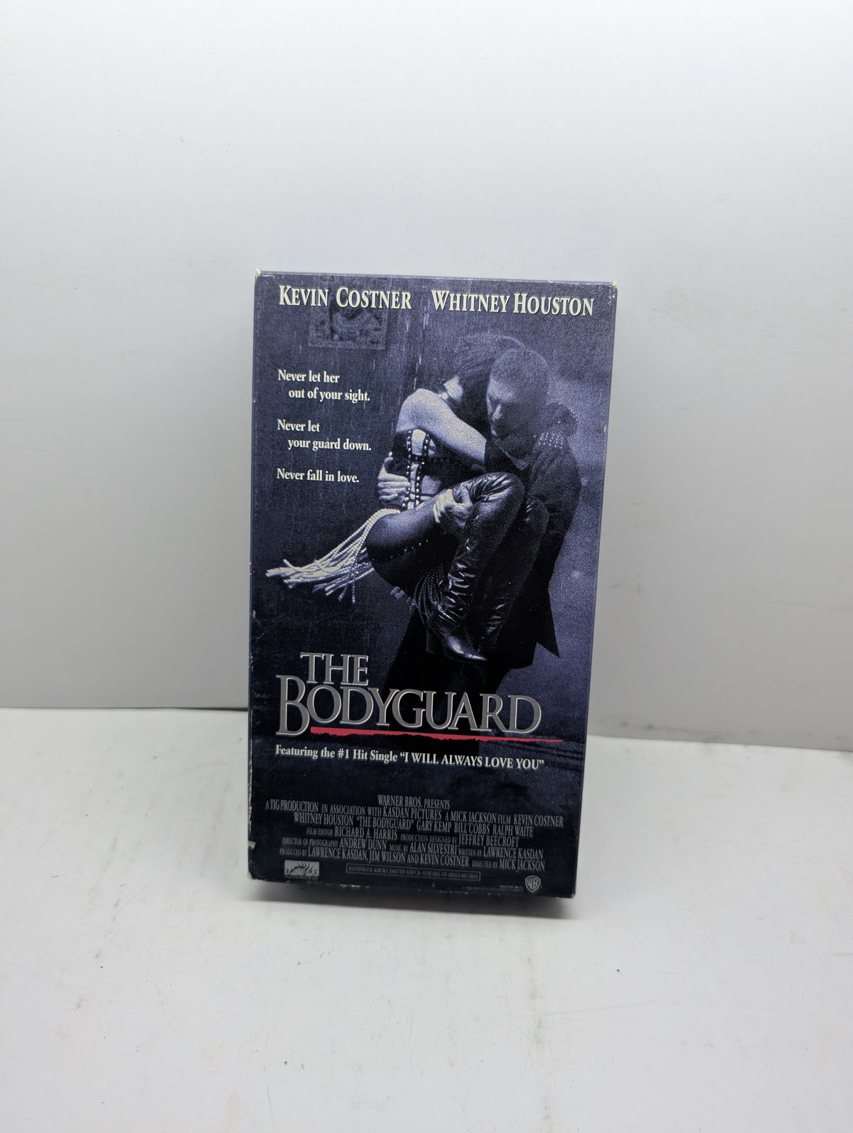 The Bodyguard - VHS – actual VHS tape and packaging sold by Canada VHS.