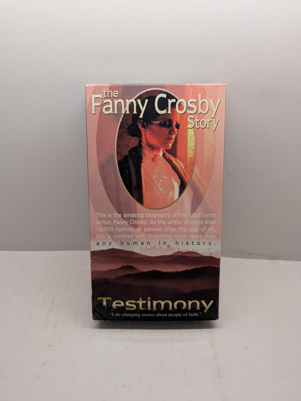 The Fanny Crosby Story: Testimony - VHS – actual VHS tape and packaging sold by Canada VHS.