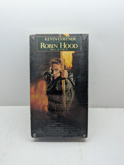 Robin Hood: Prince of Thieves - VHS – actual VHS tape and packaging sold by Canada VHS.