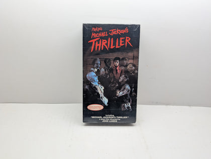 Making Michael Jackson's Thriller - VHS – actual VHS tape and packaging sold by Canada VHS.