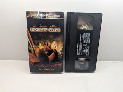Shallow Grave - VHS – actual VHS tape and packaging sold by Canada VHS.