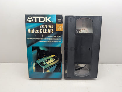 TDK VideoClear VHS Head Cleaner - VHS – actual VHS tape and packaging sold by Canada VHS.