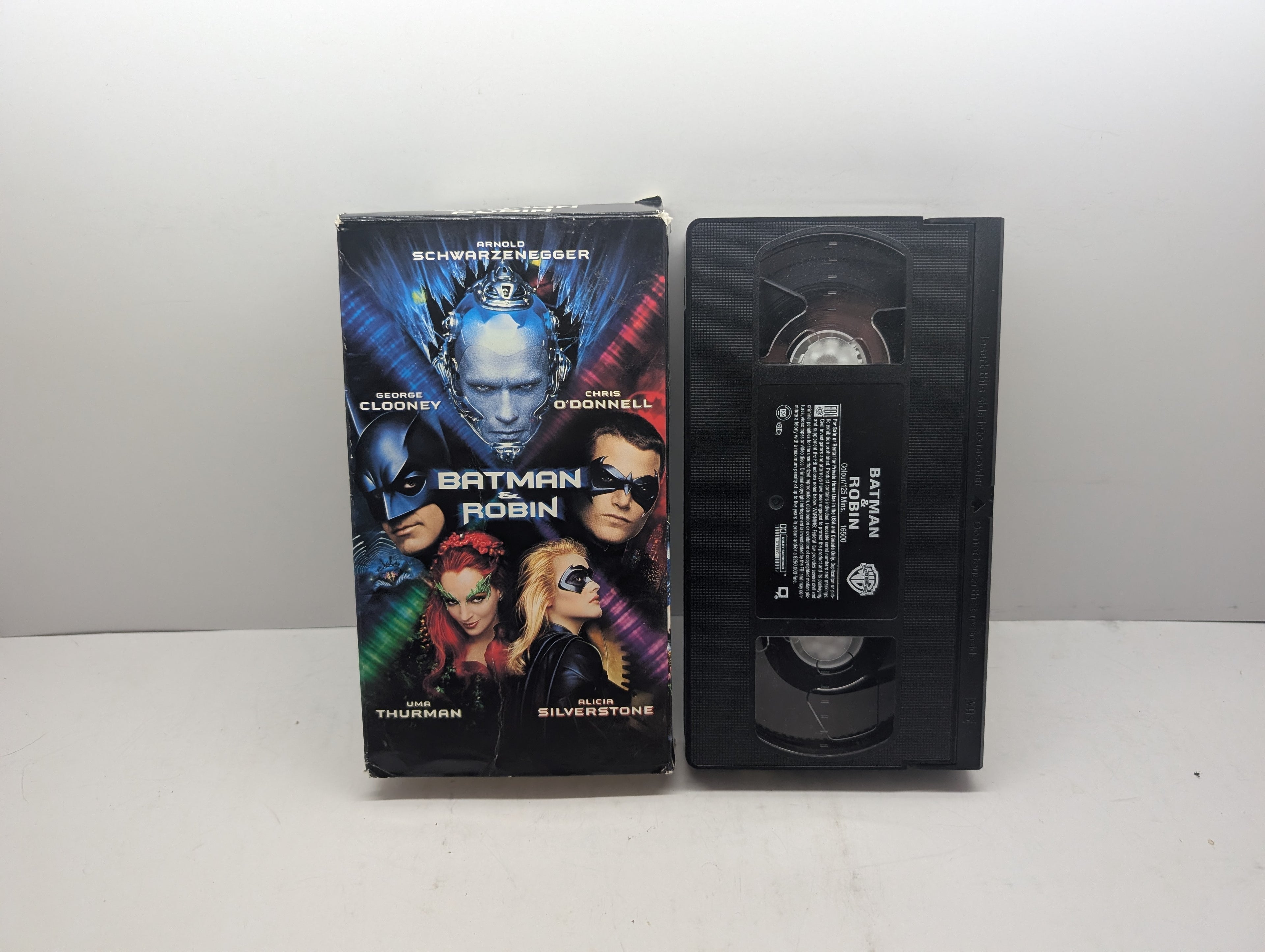 Batman & Robin VHS - actual item pictured