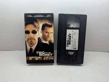 Two for the Money VHS - actual item pictured
