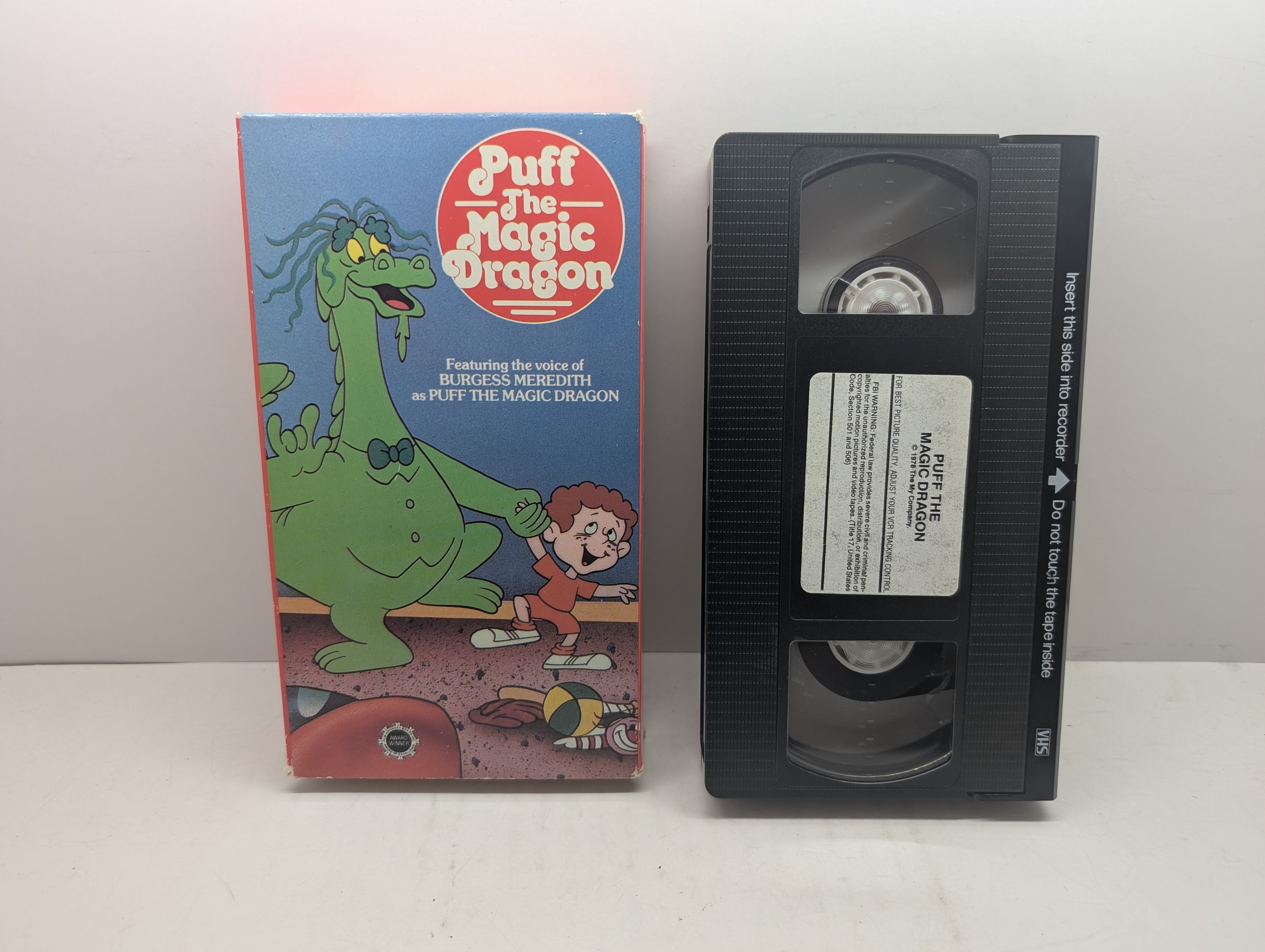 Puff the Magic Dragon VHS - actual item pictured