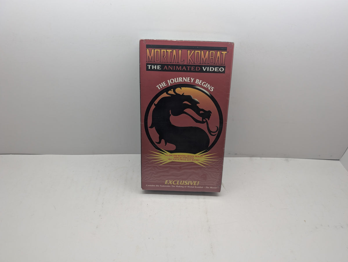 Mortal Kombat: The Journey Begins VHS - actual item pictured