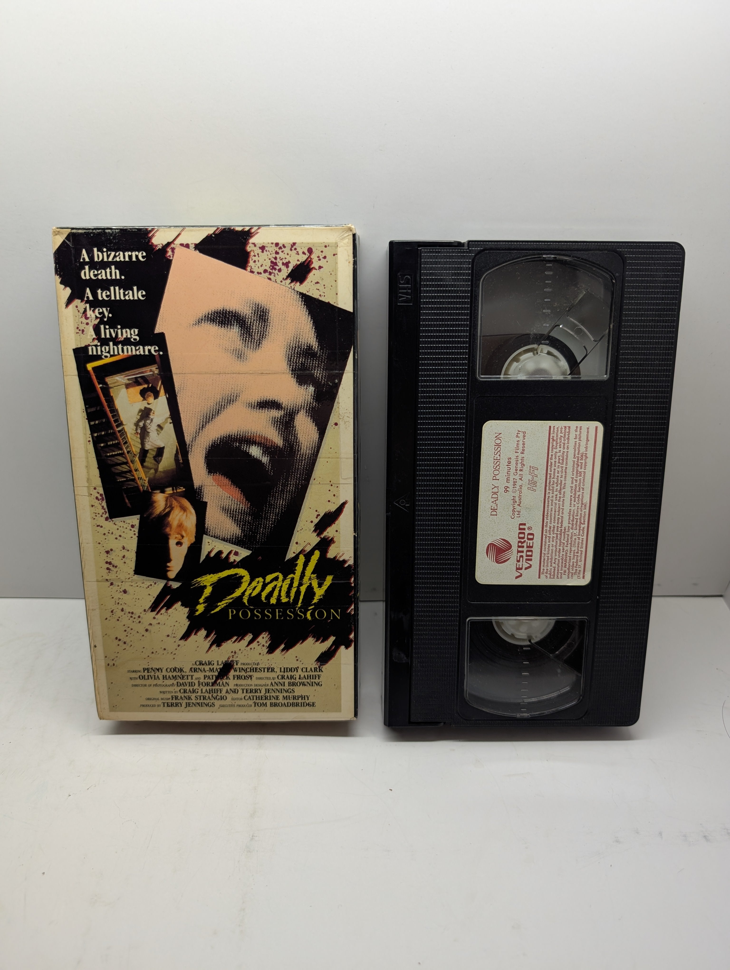 Deadly Possession VHS - actual item