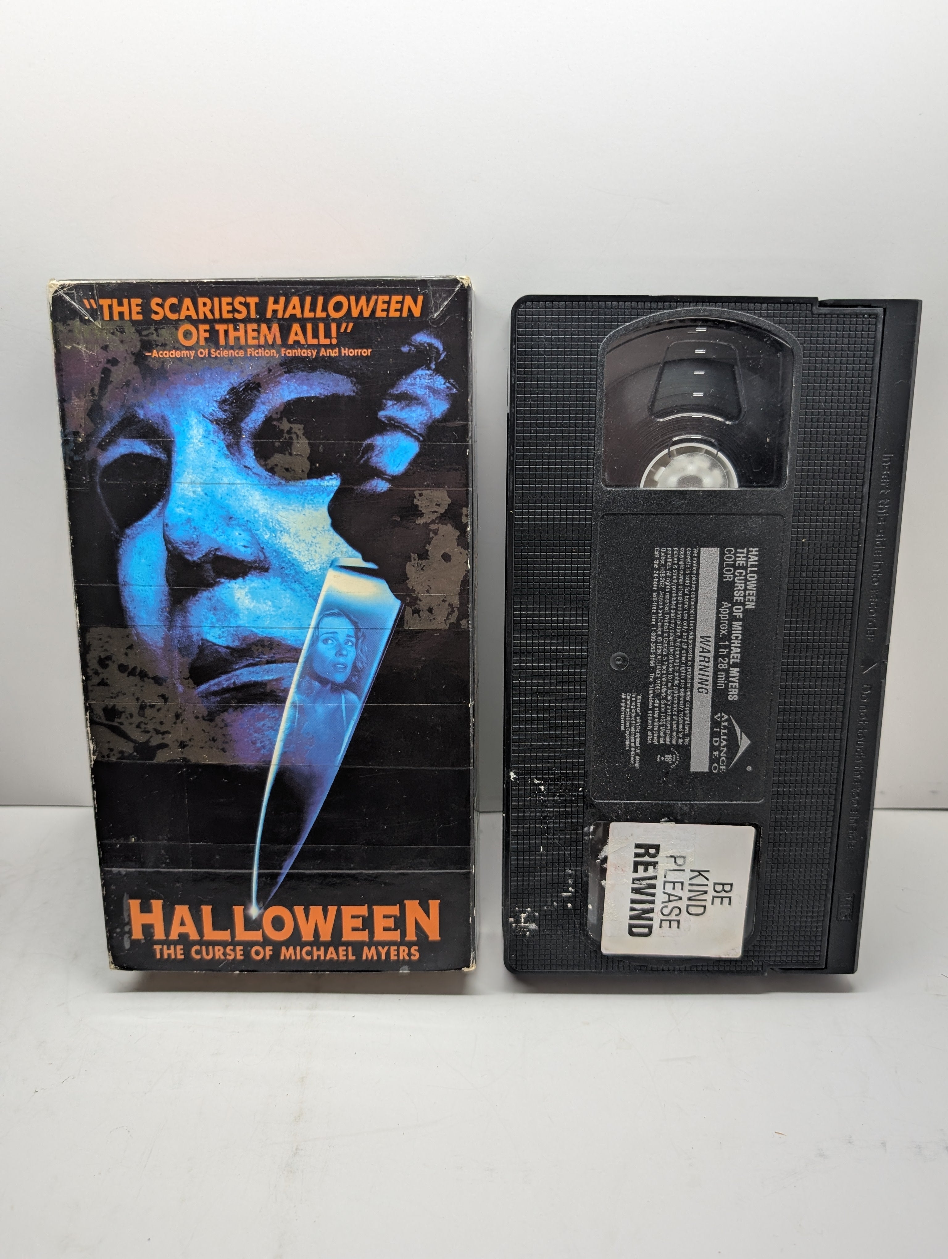 Halloween: The Curse of Michael Myers VHS - actual item