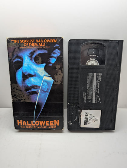 Halloween: The Curse of Michael Myers VHS - actual item