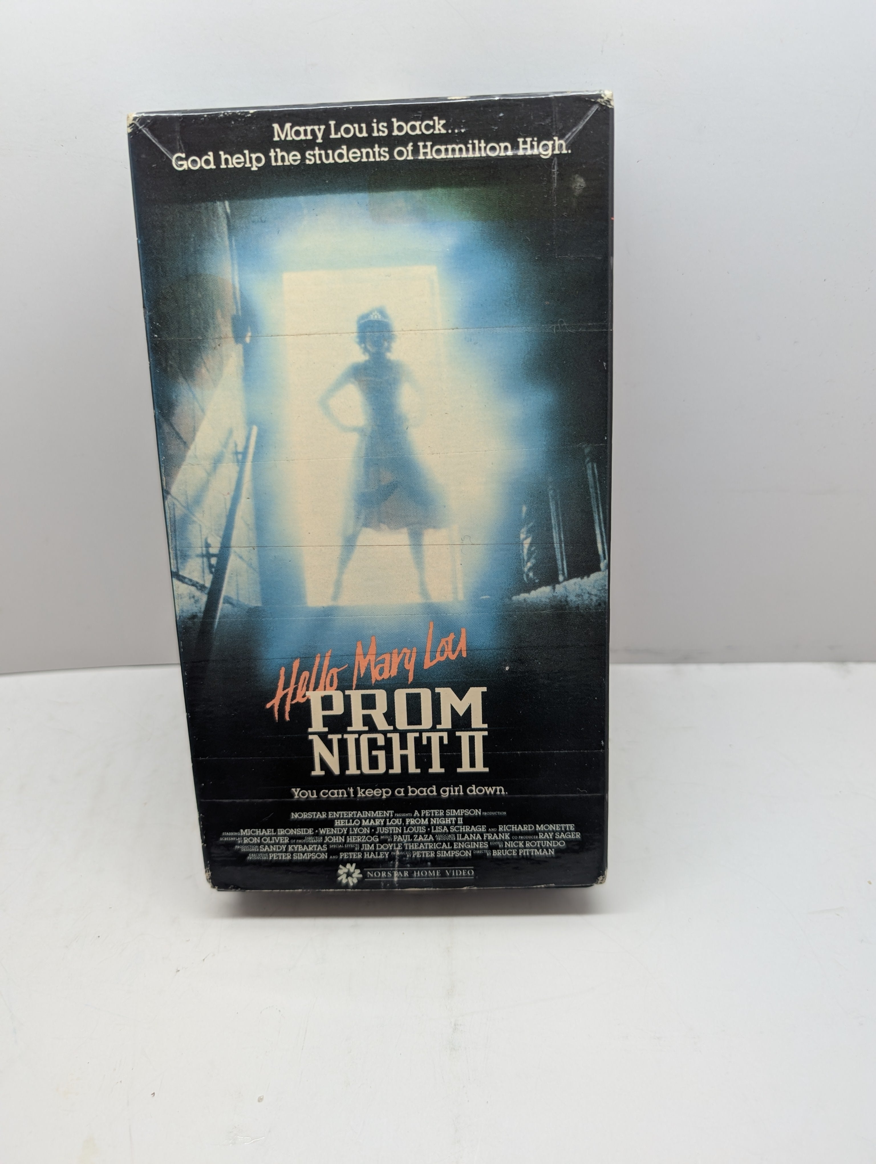 Hello Mary Lou: Prom Night II VHS - actual item