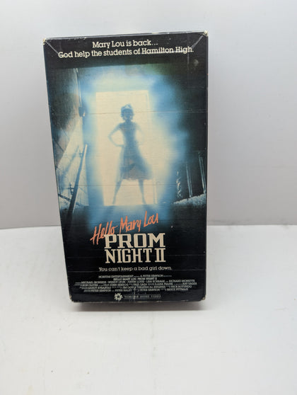 Hello Mary Lou: Prom Night II VHS - actual item