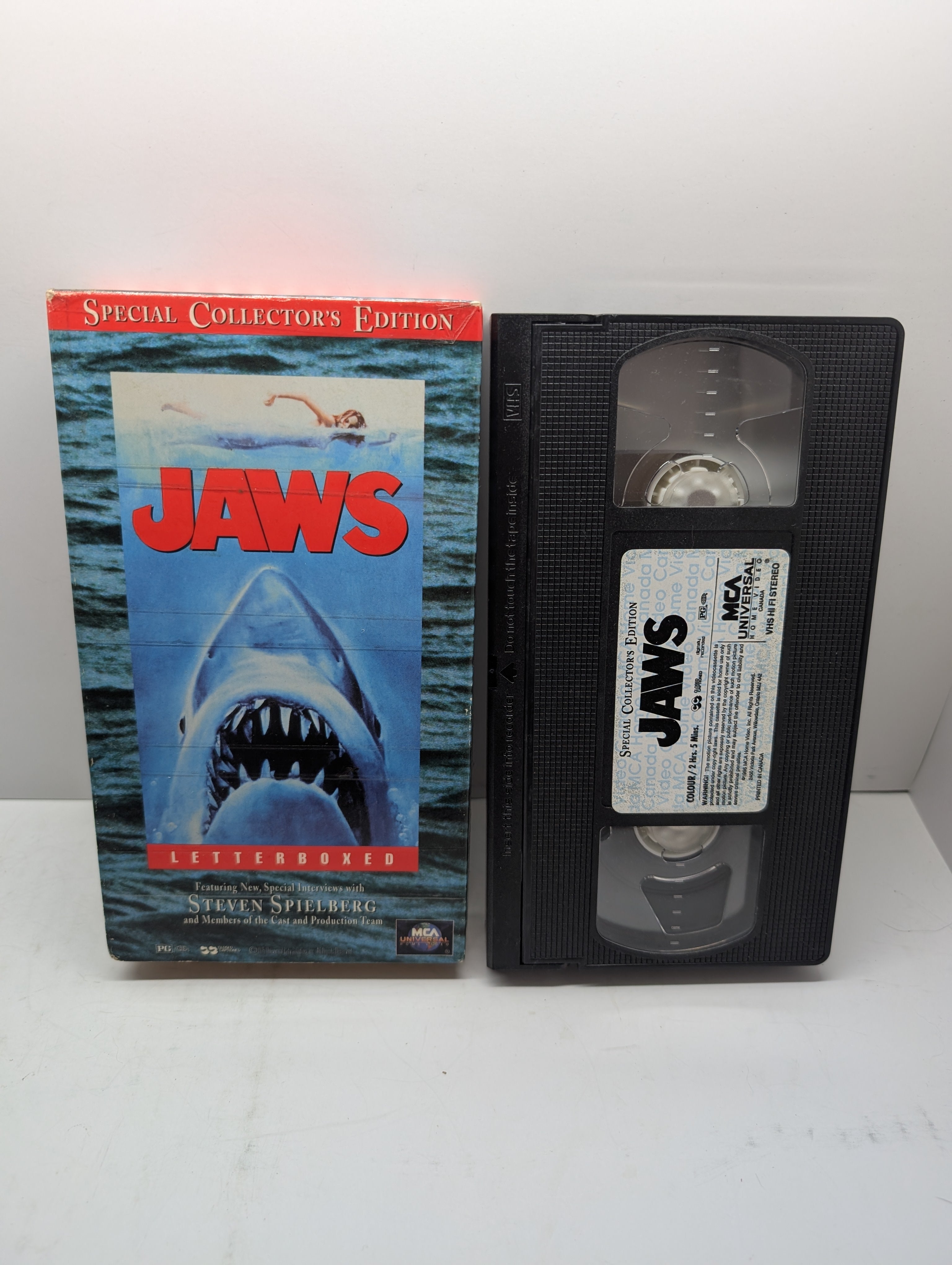 Jaws: Special Collector's Edition VHS - actual item