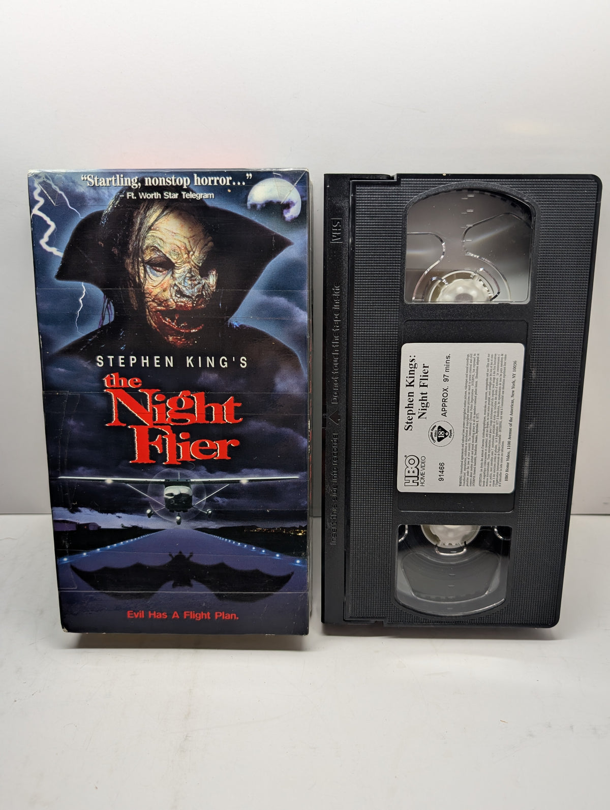 Stephen King's The Night Flier VHS - actual item
