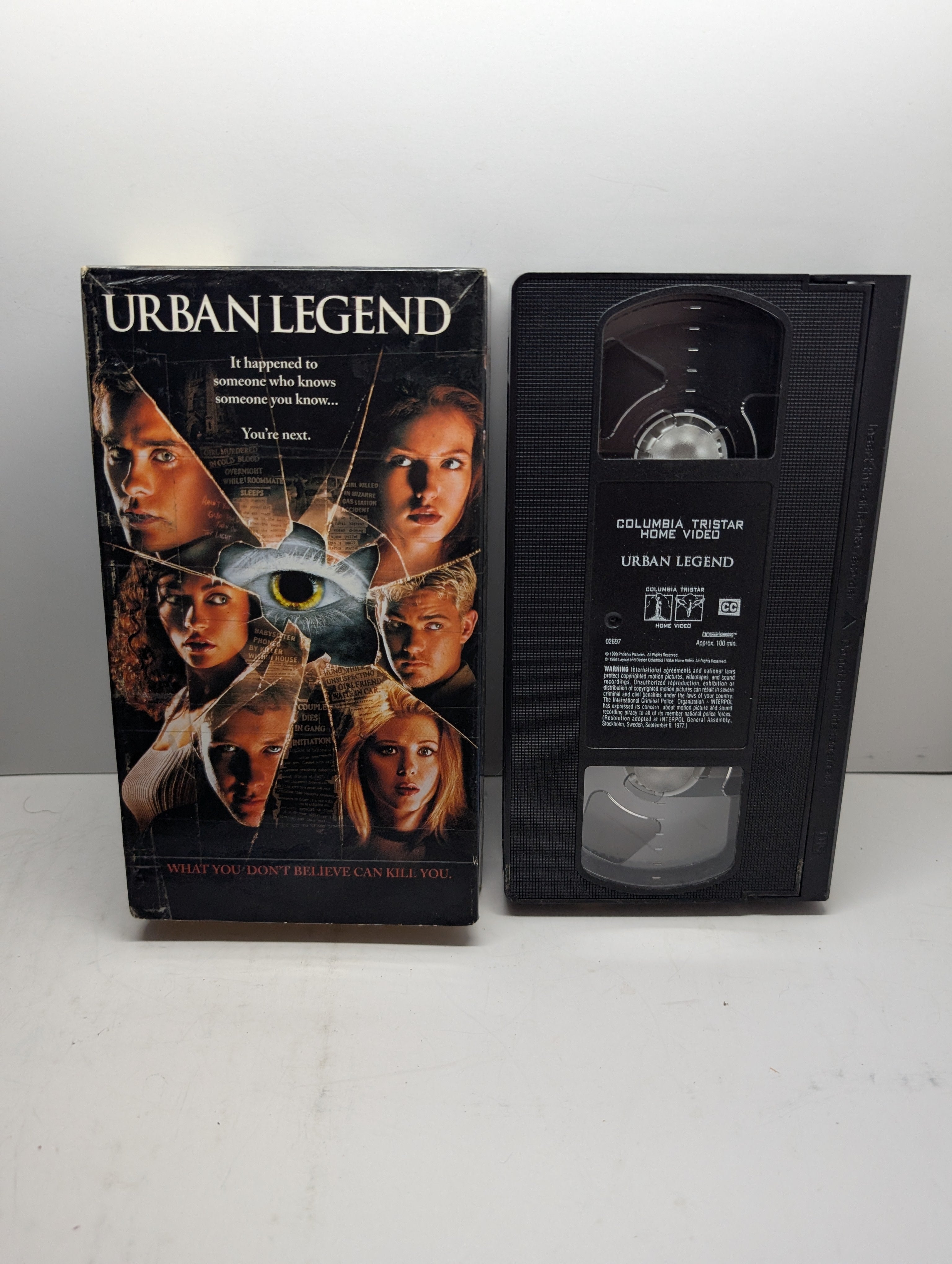 Urban Legend VHS - actual item