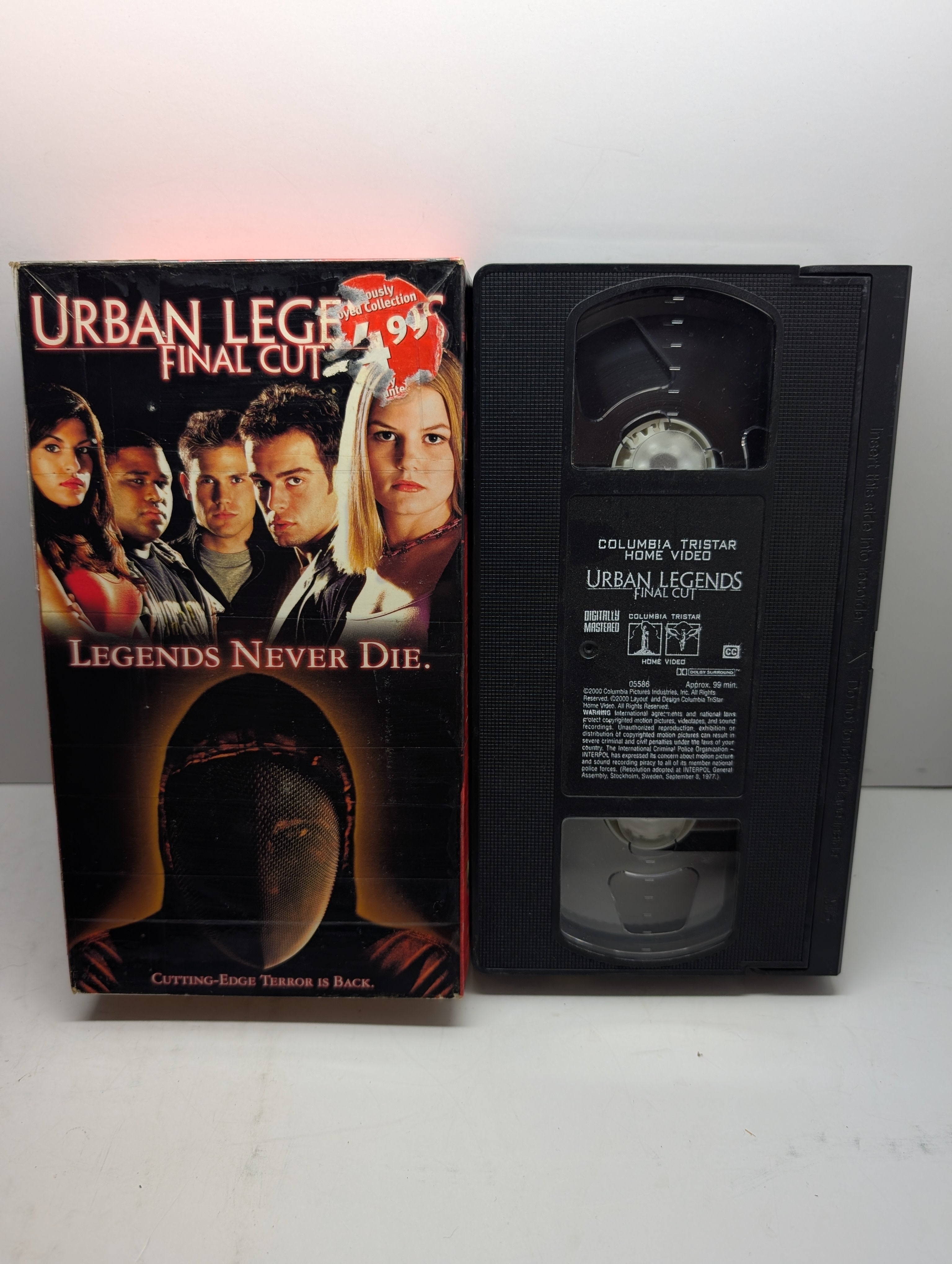 Urban Legends: Final Cut VHS - actual item